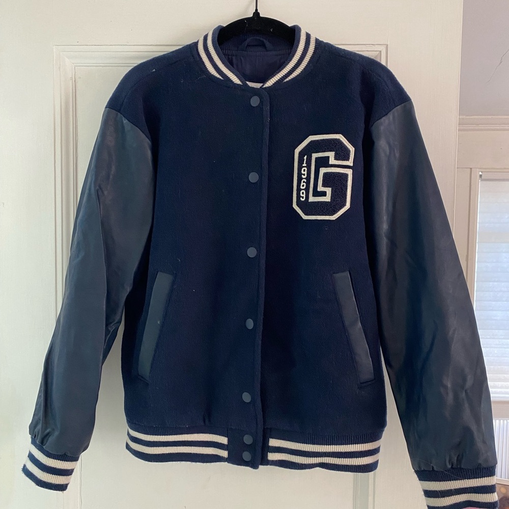 GAP Kids Navy Jacket with Cream Accents